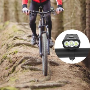 Farol 3 Leds L2 1000 lumens Ciclismo Bateria Interna Usb Power Bank